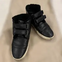 rag&bone ファー付きレザー ムートン　ハイカット黒のサムネイル