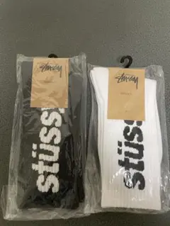 【男女兼用】新品 Stussy STOCK CREW SOCKS 2足セット