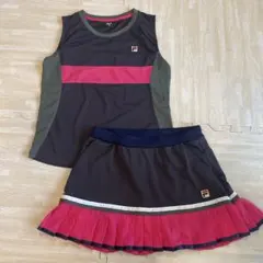 FILA テニスウェア タンクトップ スカート セット