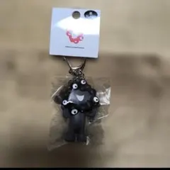 【入手困難品】黒ミャクミャク　PVCマスコットキーホルダー　ボールチェーン