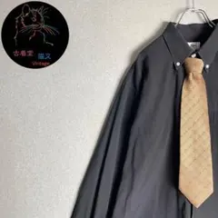 ✮長袖シャツ　ネクタイシャツ　ラコステ　ワンポイントロゴ　ロゴボタン　2XL✮