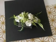 髪飾り、ヘッドコサージュ/和装・ドレス・結婚式・卒業式