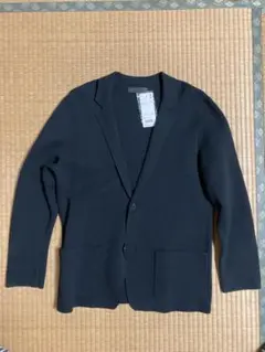 未使用品　ユニクロ　ミラノリブジャケット　ブラック　サイズS タグ付き