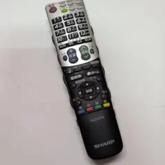 SHARP AQUOS テレビ用リモコン 本体のサムネイル
