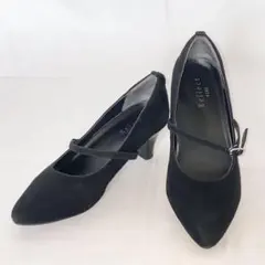 Reflect KOBE リフレクト パンプス 22.5 EEE スエード調 黒