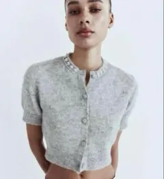 【新品】ZARA ニット　カーディガン