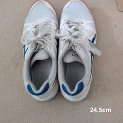 ASICS バドミントンシューズ ホワイト/ブルー 　 レディース24.5cmのサムネイル