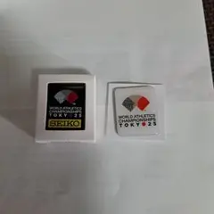 SEIKO 世界陸上選手権 TOKYO 25 ピンバッジ