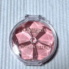 美品　キャンメイク クリームチーク 24 ピーチムース　CANMAKE