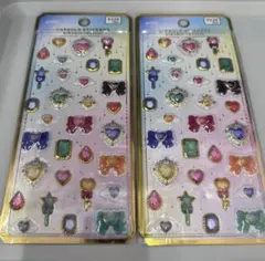 amifa カプセルシール　きらりんクリスタル 宝石箱　2点