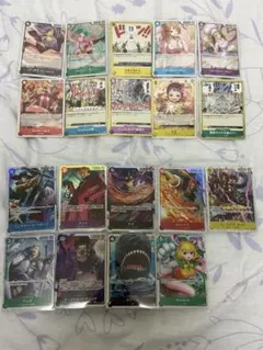 ワンピースカードゲームR &SR 合計19枚セット