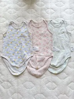 UNIQLO ベビー肌着　メッシュ　ロンパース　3枚
