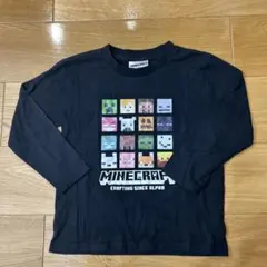 Minecraft 長袖シャツ 130サイズ ブラック