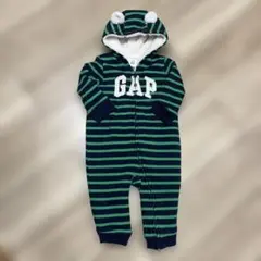 GAPベビー♡ボアフリースロンパース 70cm ボーダー