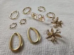 ゴールドの金属パーツセット