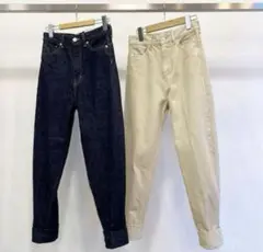NEPLA ROLL-UP TAPERED BOTANICAL JEANS