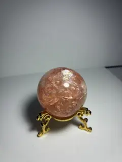 ファイヤークォーツ ミニスフィア 丸玉 天然石