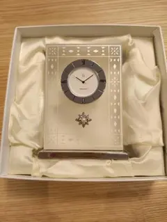MIKIMOTO 置時計 パール装飾