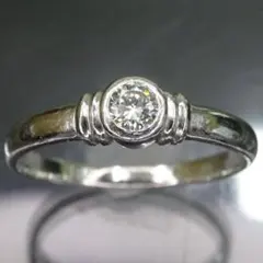 PT1000 大粒0.408ct ダイヤモンドリング - メルカリ