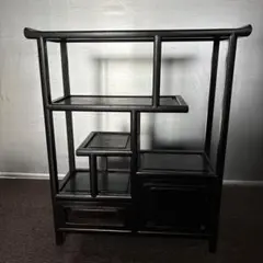木製ラック・ウッドラック　黒