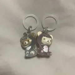 リラックマ きょうりゅう着ぐるみ めじるしアクセサリー 2個セット