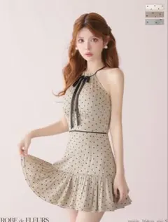 新作　ローブドフルール　ミニドレス fm4165