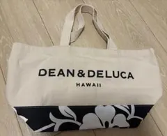 【新品未使用品】DEAN &DELUCA ハワイ限定 トート ハイビスカス 黒