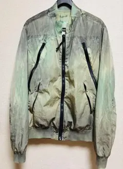 PMDS P.M.D.S ナイロン ブルゾン ジャケット ペイント加工 サイズM