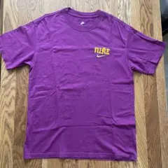 新品 NIKE ナイキ 中厚コットンTシャツ パープル M
