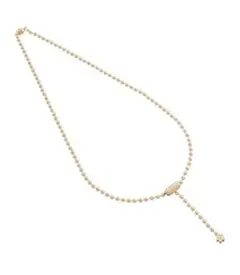 MARY QUANT ボールチェーンネックレス ゴールド マグネット マリクワのサムネイル