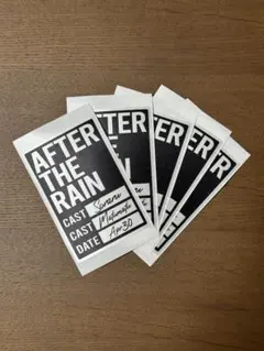 After the Rain ステッカー 5枚セット