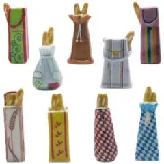 フェーブ　フランスパンと袋　９個　バゲット　ブーランジェリー　サック　フェーヴ