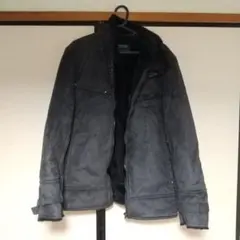 黒 スエード風ジャケット