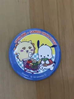 ちいかわ×サンリオキャラクターズ 缶バッジ シーサー ポチャッコ