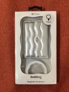 iFace BeBling Wave MagSynq カードウォレット シルバー