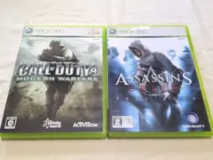 Xbox☆コールオブデューティ4モダン・ウォーフェア & アサシンクリード