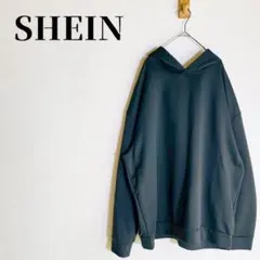 SHEIN　大きいサイズ4L　バックプリントパーカー　エンジェル　オーバーサイズのサムネイル