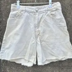 【レピピ】アイボリー ハーフパンツ タイダイ柄　ショートパンツ