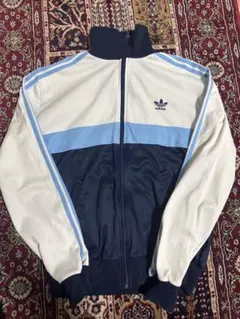 70s adidas トラックジャケット ライトブルー