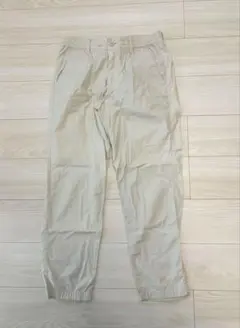 UNIQLO ユニクロ　イージーパンツ オフホワイト　ジョガーパンツ　S
