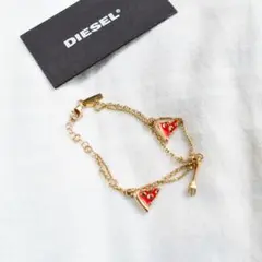 T*o様 DIESEL ピザブレスレット 定価2万 新品タグ付きポーチ付き ⑥のサムネイル