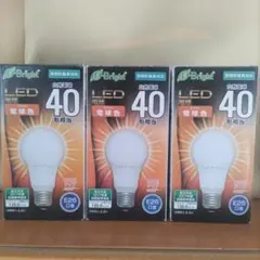 超激安っ！☆新品未使用３個セット品★オーム電機 LED電球／電球色 Ｅ２６口金のサムネイル