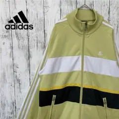 希少 adidas アディダス トラックジャケット　グリーン　ホワイト　ブラック