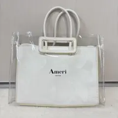 Ameri VINTAGE COVER SHOPPER BAG白のサムネイル