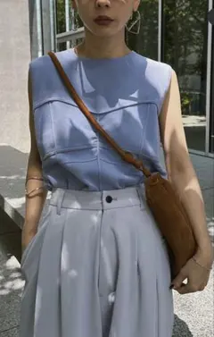 AMERI｜ノースリーブニット ベスト - メルカリ