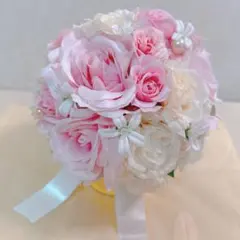 ウェディング　ラウンドブーケ