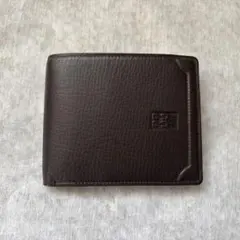 ダックス　レザー 二つ折り財布　ダークブラウンのサムネイル