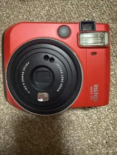 instax mini 70 レッド　新品電池付き