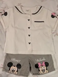 littc ミッキー・ミニー セットアップ 80 サファリスタイル