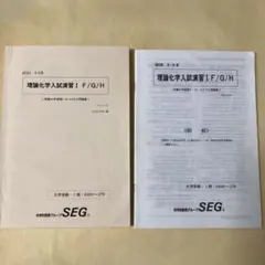 SEG 理論化学入試演習 Ⅰ F/G/H 2020年4-5月のサムネイル
